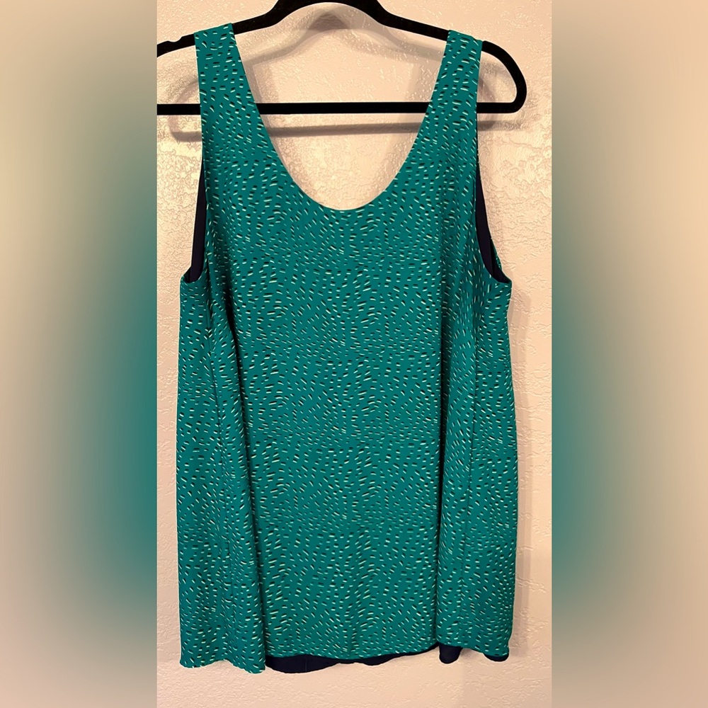Sleeveless Rayon Top- reversible